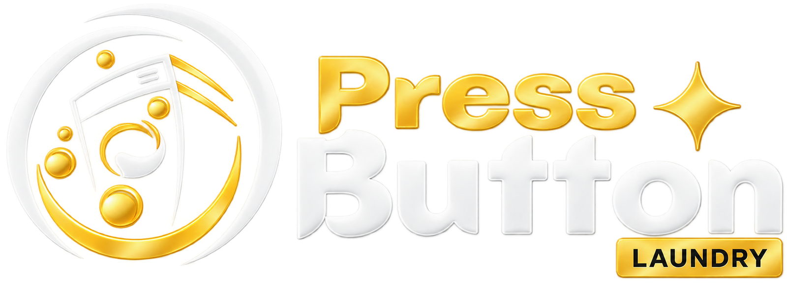 Press Button Laundry Logo